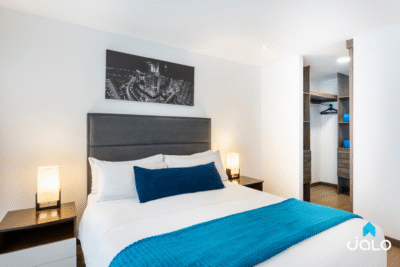 Apartamento Amoblado de 2 habitaciones con parqueadero y piscina en Bogotá 80mt2 Edificio 72Hub