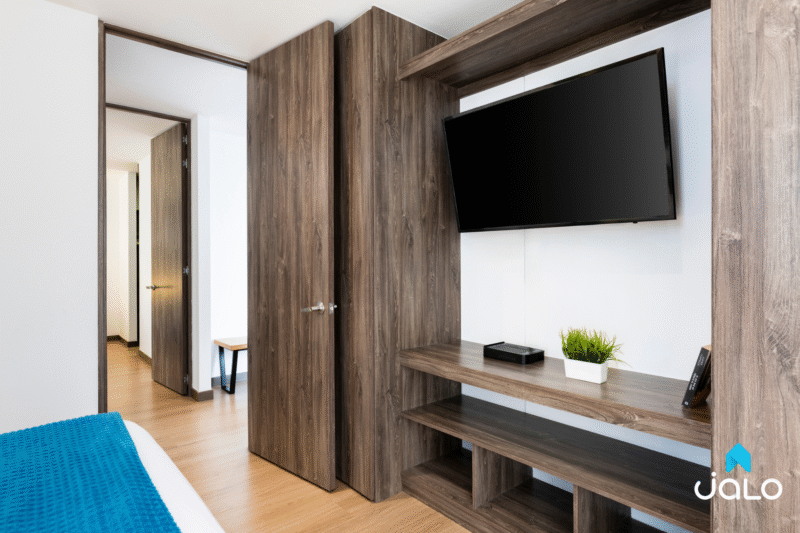 Apartamento Amoblado de 2 habitaciones con parqueadero y piscina en Bogotá 80mt2 Edificio 72Hub
