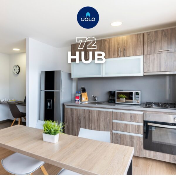 Apartamento Amoblado de 1 habitación con parqueadero en Bogotá 40mt2