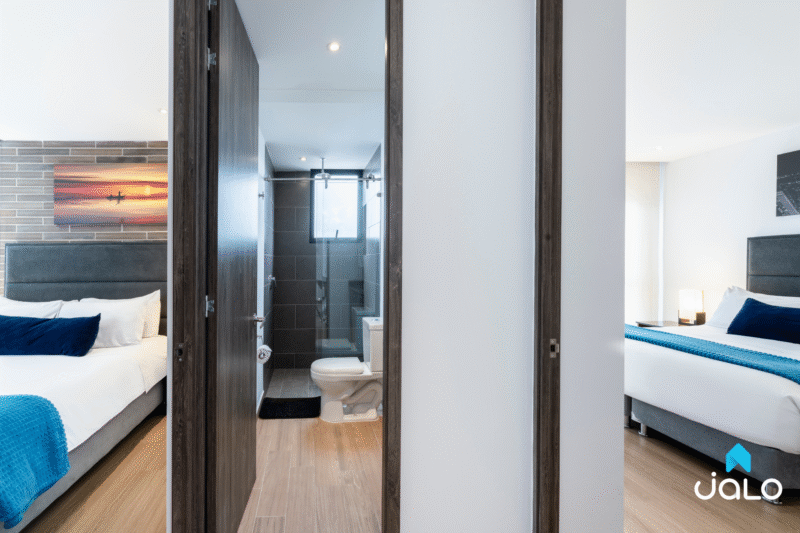 Apartamento Amoblado de 2 habitaciones con parqueadero y piscina en Bogotá 80mt2 Edificio 72Hub