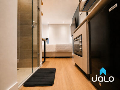 Apartamento Amoblado Compact Studio en Pasadena Bogotá de 18 mt2 Edificio Well 100