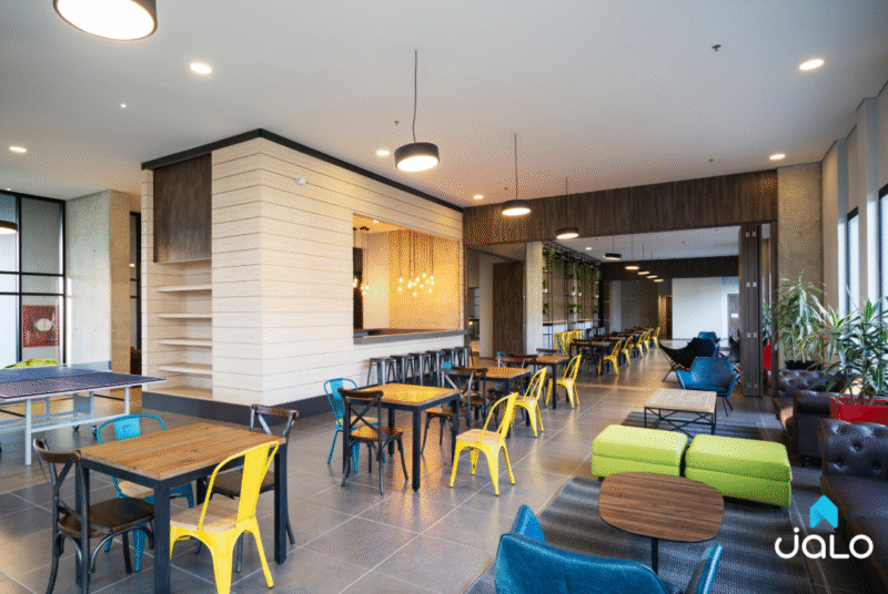 Apartamento Amoblado de 1 habitación con parqueadero y piscina en Bogotá 40mt2 Edificio 72Hub