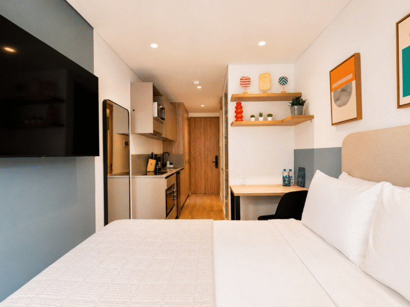 Apartamento Amoblado Compact Studio en Pasadena Bogotá de 18 mt2