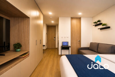 Apartamento Amoblado de 1 habitación con piscina en Bogotá 27mt2 Edificio Alma 72