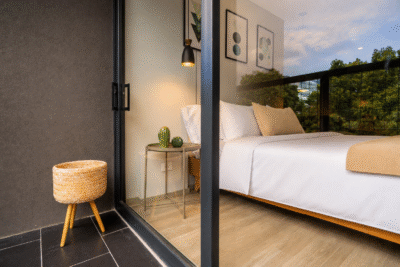 Apartamento Amoblado Deluxe en el Chicó, Bogotá de 30mt2 Edificio QO 97