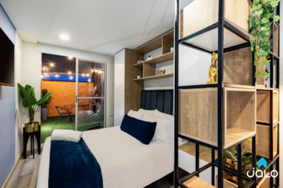 Apartamento Amoblado en Cabrera, Bogotá de 28mt2 con Terraza
