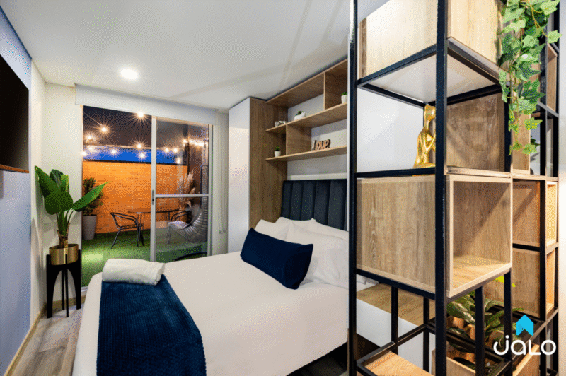 Apartamento Amoblado en Cabrera, Bogotá de 28mt2 con Terraza