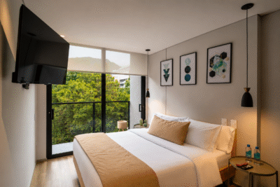 Apartamento Amoblado Deluxe en el Chicó, Bogotá de 30mt2 Edificio QO 97