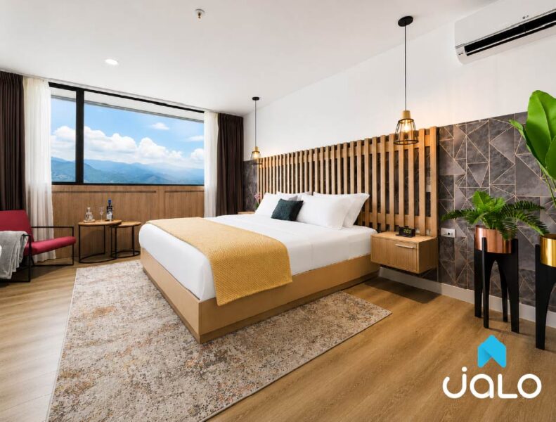 Apartaestudio Amoblado en Aguacatala, Medellín de 28mt2 en el Edificio Go Living