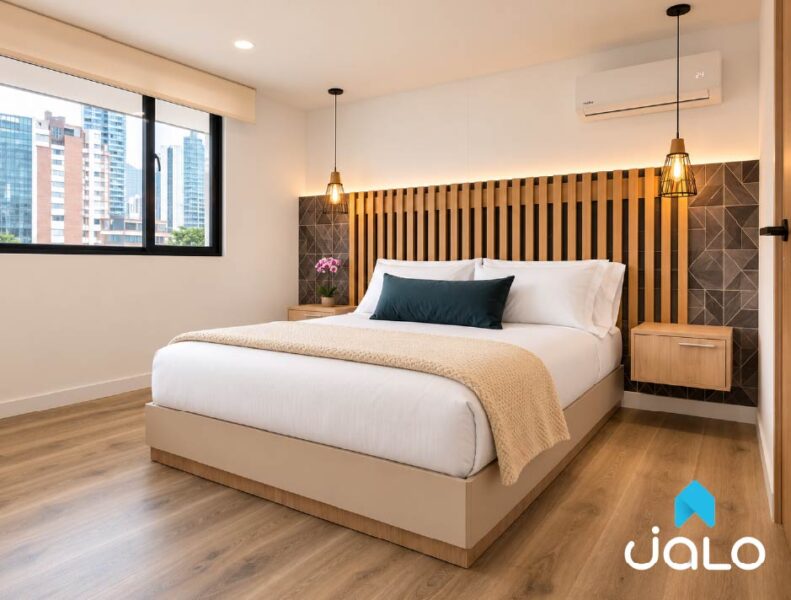 Apartamento Amoblado en Aguacatala, Medellín de 49mt2 en el Edificio Go Living