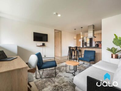 Apartamento Amoblado en Aguacatala, Medellín de 49mt2 en el Edificio Go Living