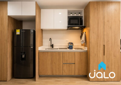 Apartamento Amoblado de 1 habitación en el Norte de Bogotá 28mt2 Edificio HighPark 94