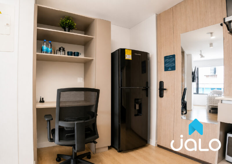 Apartamento Amoblado de 1 habitación en La Castellana, Bogotá 22mt2 Edificio Tribeca 94