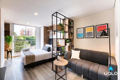 Apartamento Amoblado en Cabrera, Bogotá de 28mt2 Doble Vista Tipo B