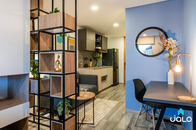 Apartamento Amoblado en Cabrera, Bogotá de 28mt2 Vista Interior Tipo A