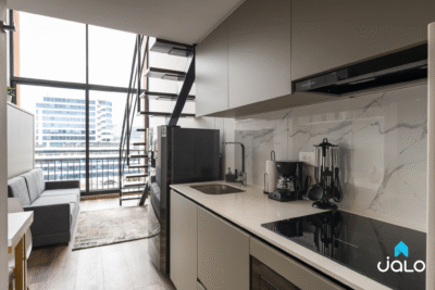 Apartamento Amoblado Duplex con Gimnasio en el Chicó, Bogotá de 30mt2 Edificio TAJ 97