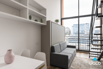 Apartamento Amoblado Duplex con Gimnasio en el Chicó, Bogotá de 30mt2 Edificio TAJ 97