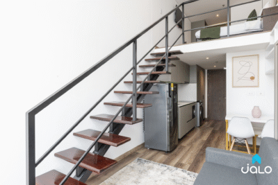 Apartamento Amoblado Duplex con Gimnasio en el Chicó, Bogotá de 30mt2 Edificio TAJ 97