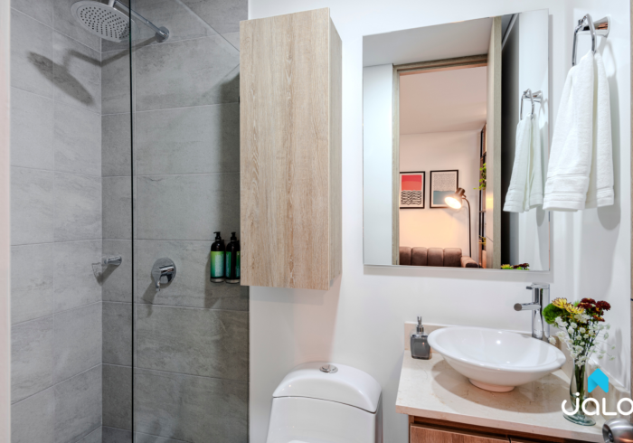 Apartamento Amoblado de 1 habitación en el Norte de Bogotá 27mt2 Edificio Once 94