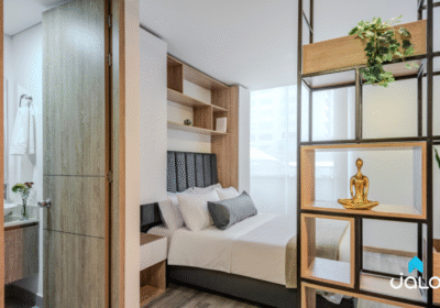Apartamento Amoblado de 1 habitación en el Norte de Bogotá 27mt2 Edificio Once 94
