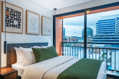 Apartamento Amoblado Simplex con Gimnasio en el Chicó, Bogotá de 30mt2 Edificio TAJ 97