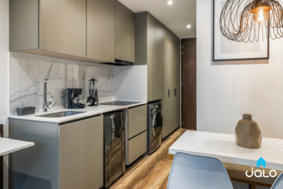 Apartamento Amoblado Simplex con Gimnasio en el Chicó, Bogotá de 30mt2 Edificio TAJ 97