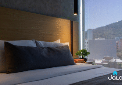 Apartamento Amoblado de 1 habitación con piscina en Bogotá 25mt2 Edificio Unique Mine