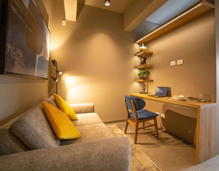 Apartamento Amoblado de 1 habitación con piscina en Bogotá 25mt2 Edificio Unique Mine