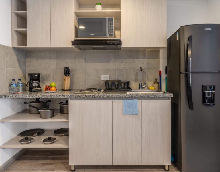 Apartamento Amoblado de 1 habitación en Las Aguas, Bogotá 25mt2 Edificio Torre Ventto