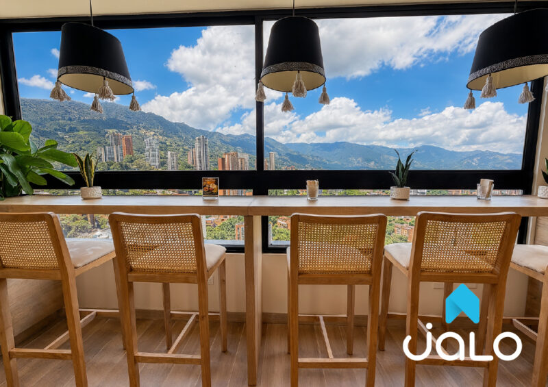 Apartamento Amoblado de 1 habitación en El Tesoro, Medellín 49mt2 Edificio Grand