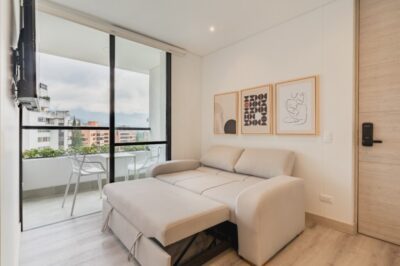 Apartamento Amoblado de 2 habitaciones en El Tesoro, Medellín 60mt2 Edificio Grand