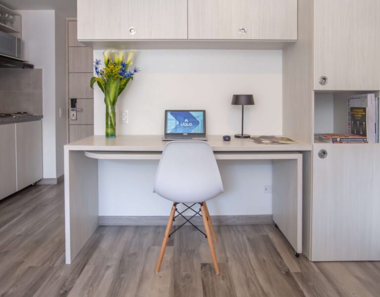 Apartamento Amoblado de 1 habitación en Las Aguas, Bogotá 25mt2 Edificio Torre Ventto